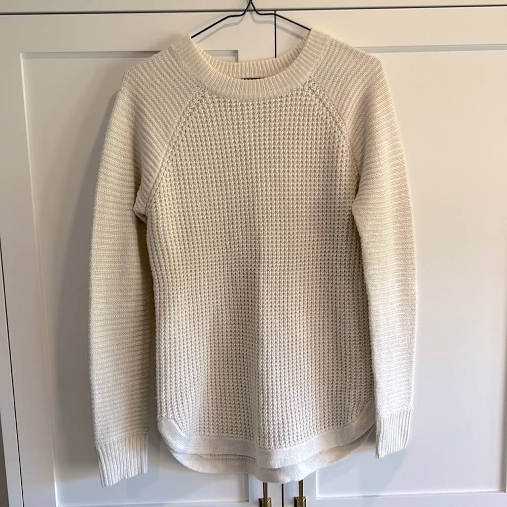 Twik Cream Crew Neck Sweater